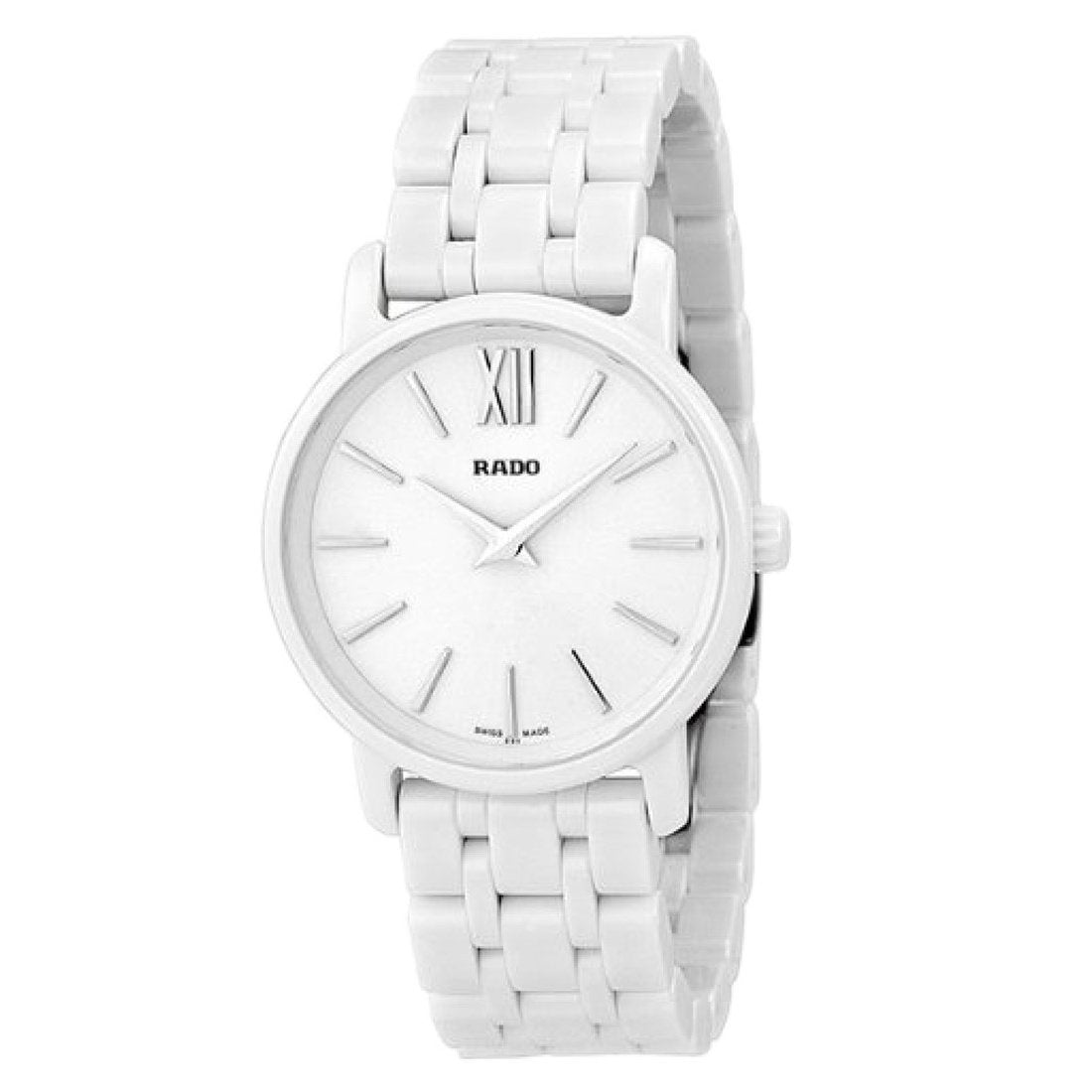 Rado Women&#39;s R14065017 Diamaster White Ceramic Watch