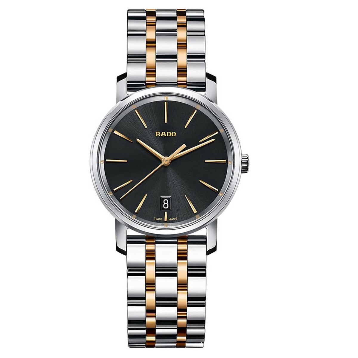 Rado Women&#39;s R14089163 Diamaster Two-Tone Stainless Steel Watch