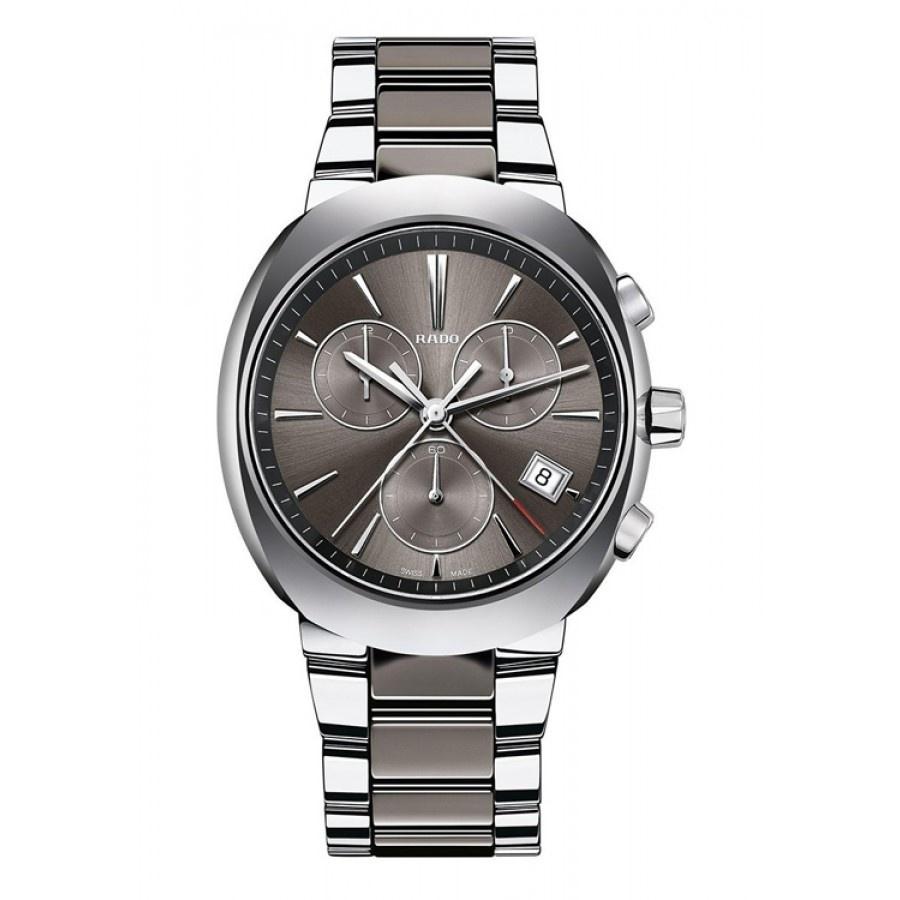Rado Men&#39;s R15937102 D Star Chronograph Two-Tone Ceramic Watch