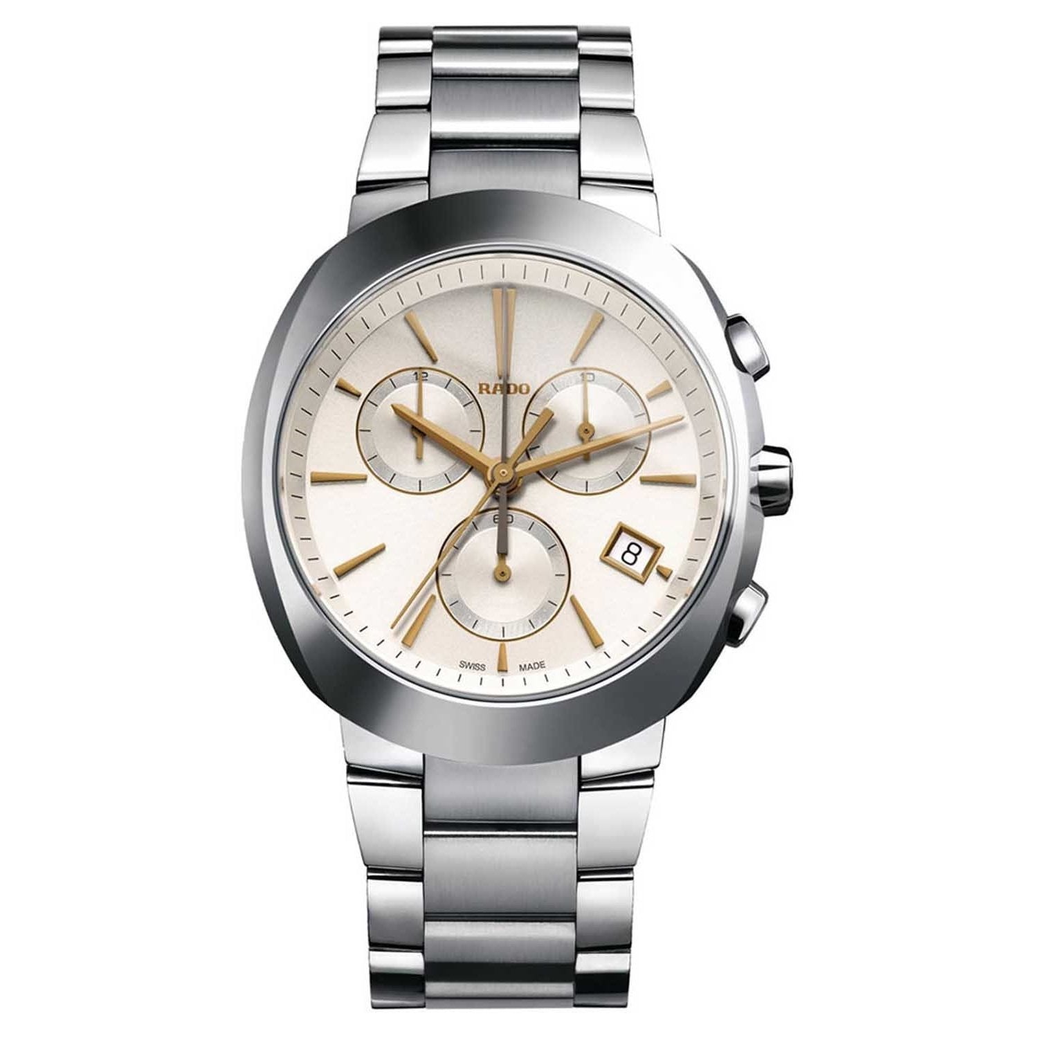 Rado Men s R15937113 D Star Chronograph Stainless Steel Watch Bezali