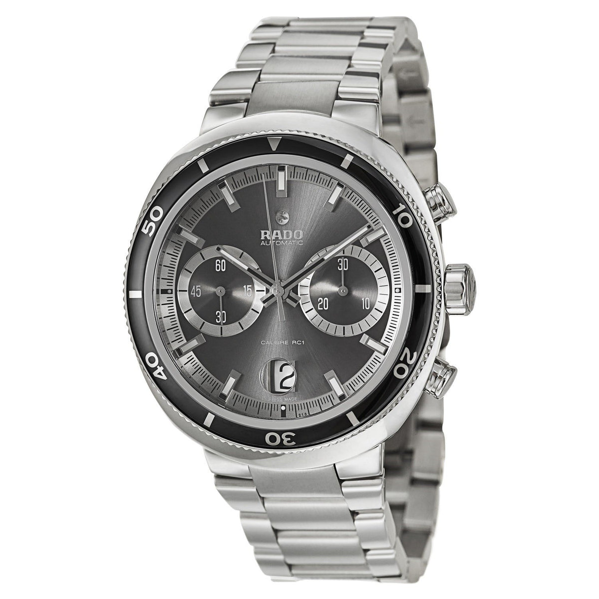 Rado Men&#39;s R15965103 D Star Chronograph Stainless Steel Watch