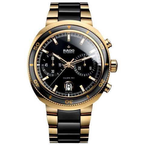Rado Men's R15967162 D Star Chronograph Two-Tone Stainless Steel Watch