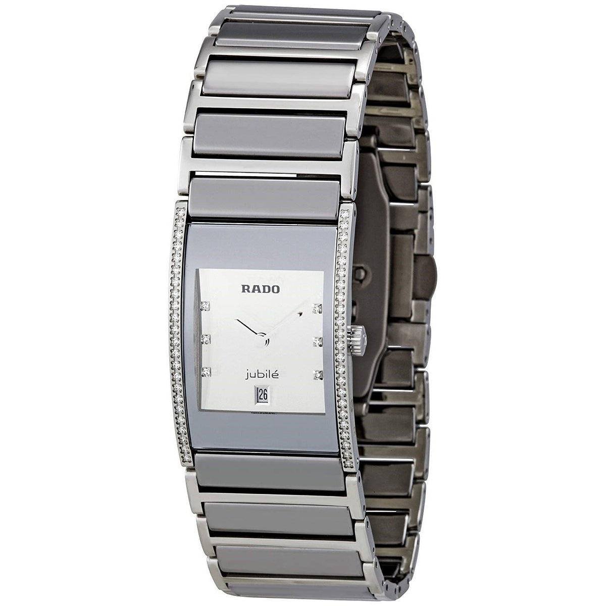 Rado Women&#39;s R20732712 Integral  Diamond Ceramic Watch