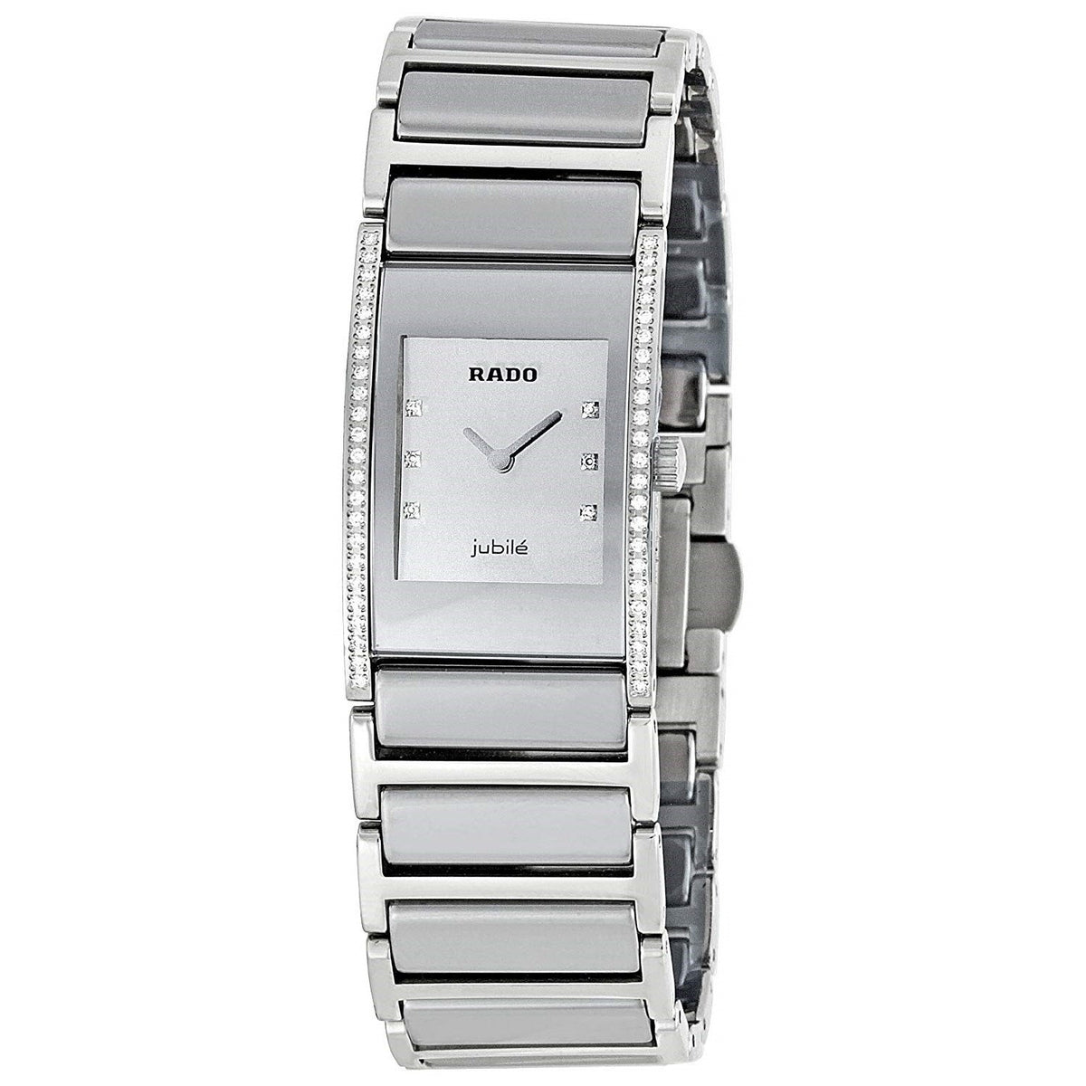 Rado Women&#39;s R20733712 Diastar Diamond Ceramic Watch