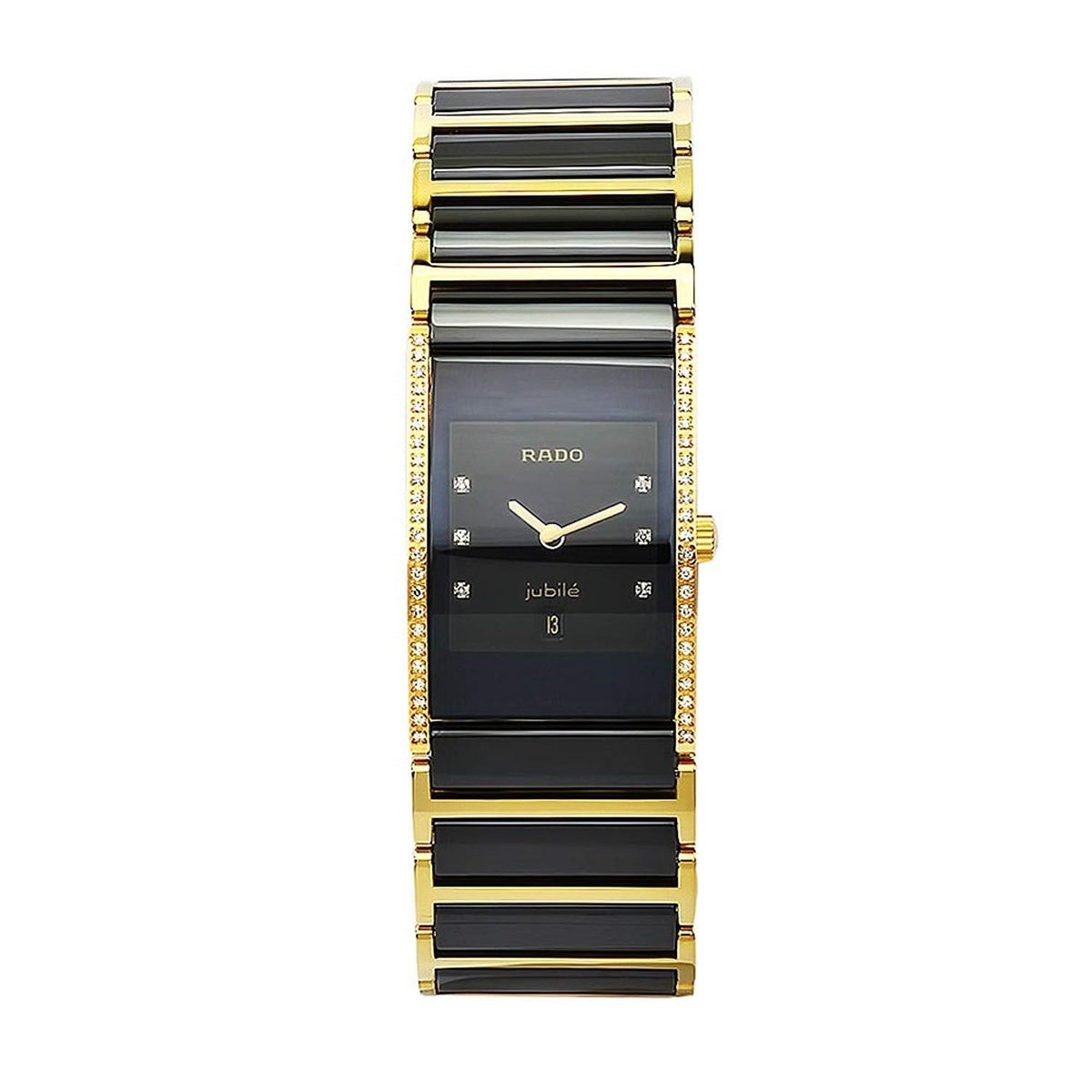 Rado Women&#39;s R20752752 Integral Diamond Two-Tone Stainless Steel Watch