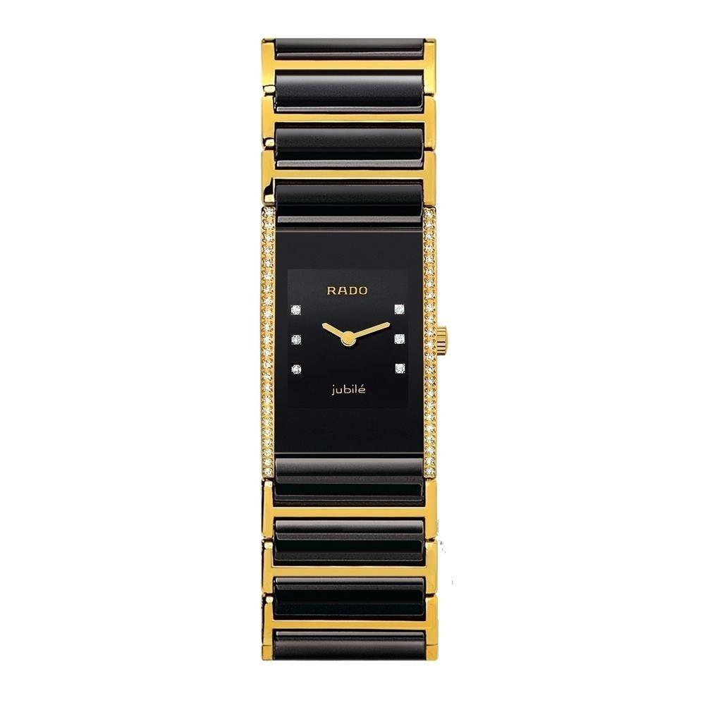 Rado Women&#39;s R20753752 Integral Diamond Two-Tone Ceramic Watch