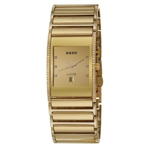 Rado Men's R20781732 Integral Gold-Tone Stainless Steel Watch