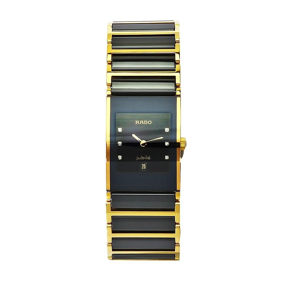 Rado Women&#39;s R20788752 Integral Diamond Two-Tone Ceramic Watch