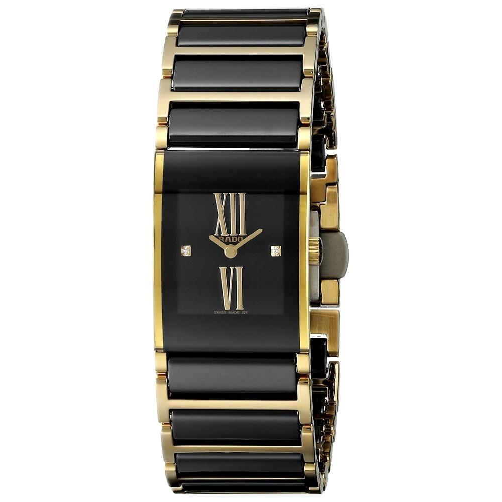 Rado Women&#39;s R20789762 Integral Diamond Two-Tone Ceramic Watch