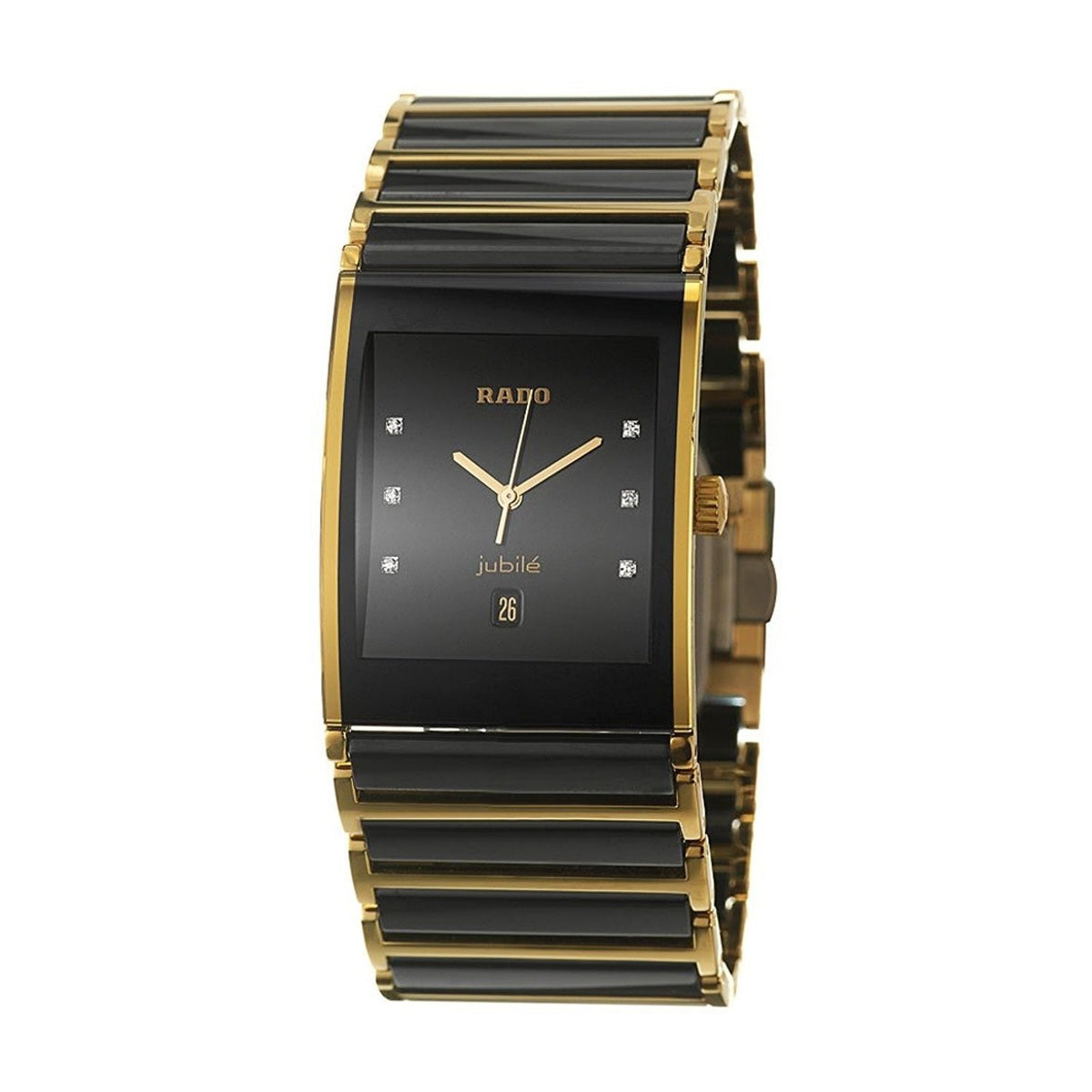 Rado Men&#39;s R20862752 Integral Diamond Two-Tone Stainless steel and Ceramic Watch