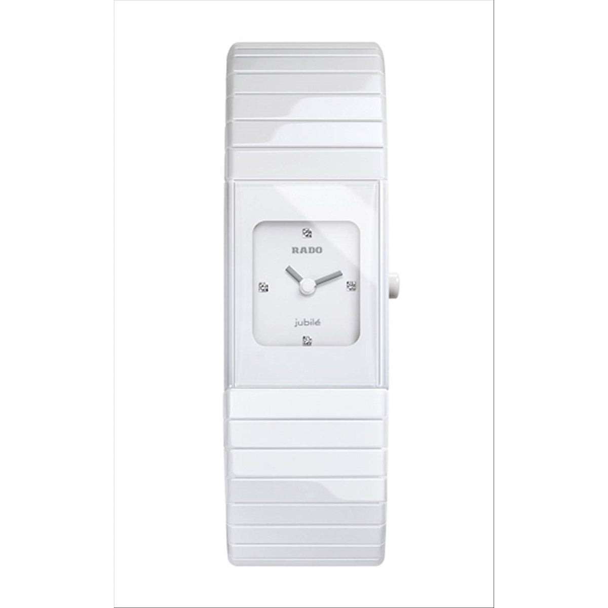 Rado Women&#39;s R21712702 Ceramica Diamond White Ceramic Watch