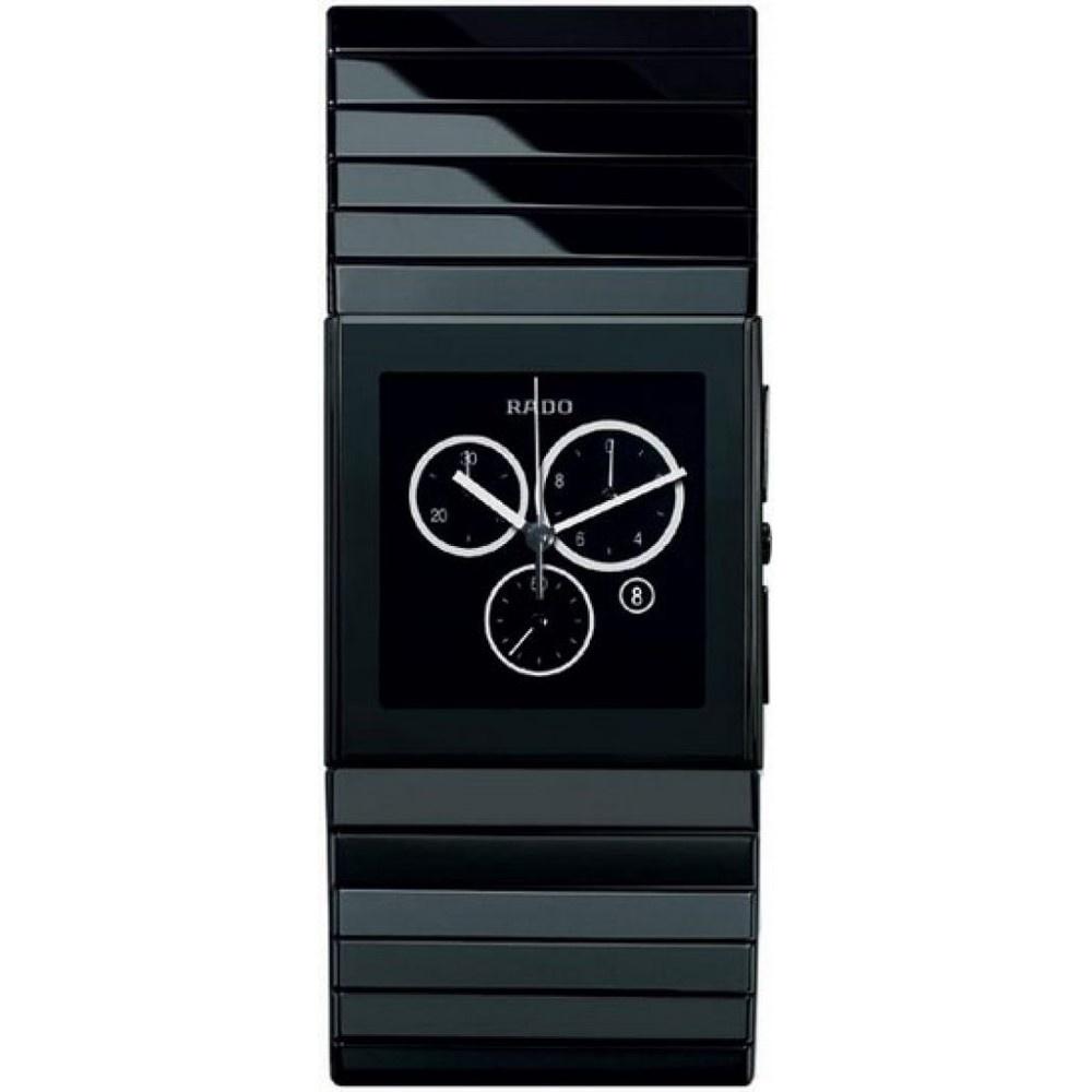 Rado Men&#39;s R21714152 Ceramica Chronograph Black Ceramic Watch