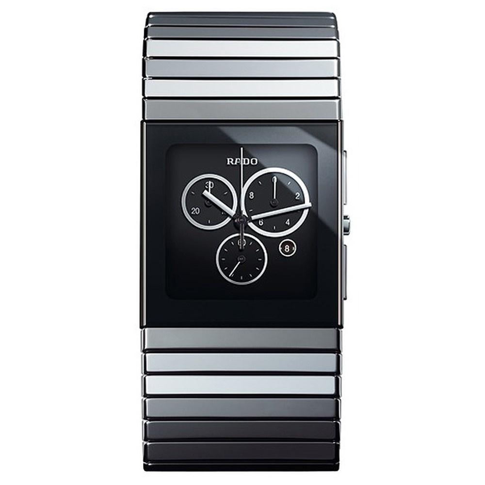 Rado Men&#39;s R21824152 Ceramica Chronograph Black Ceramic Watch