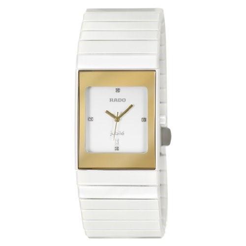 Rado Women&#39;s R21984702 Ceramica Diamond White Ceramic Watch