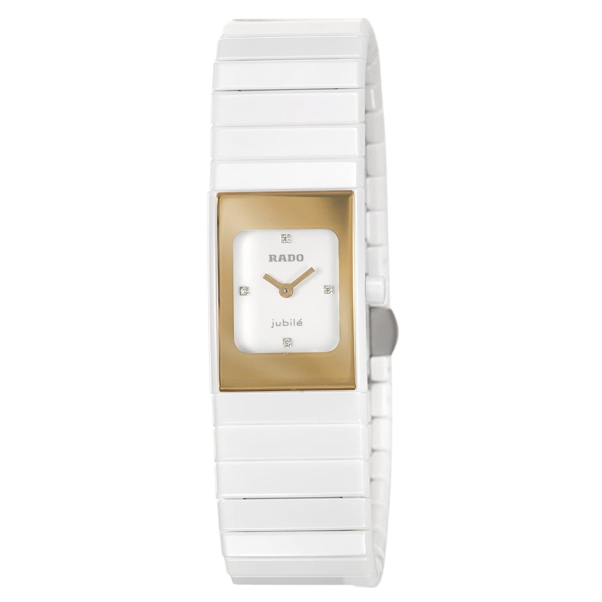 Rado Women&#39;s R21985702 Ceramica Diamond White Ceramic Watch