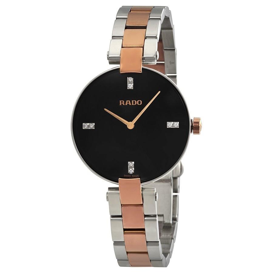 Rado Women&#39;s R22850703 Coupole Diamond Two-Tone Stainless Steel Watch
