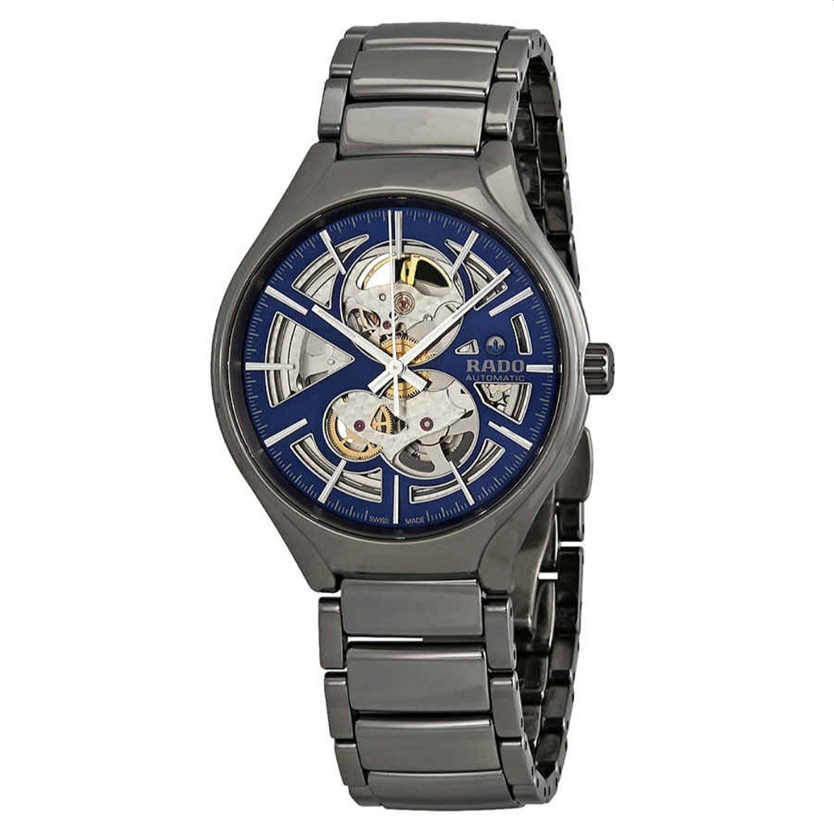 Rado TRUE Men&#39;s R27510202 Gunmetal Ceramic Watch