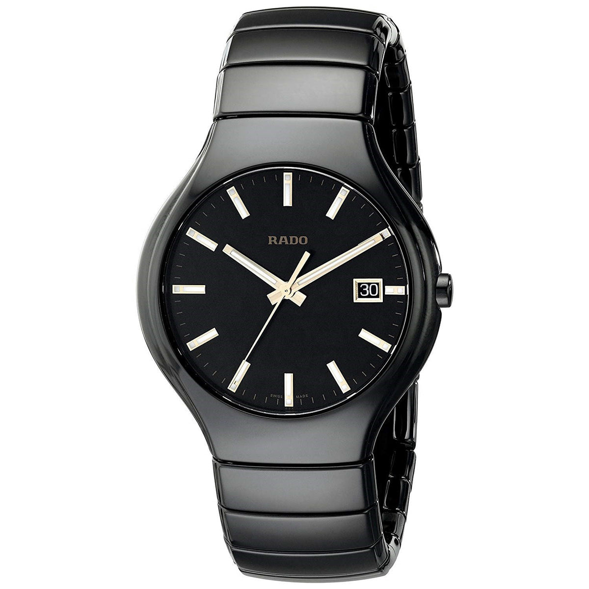 Rado Men&#39;s R27653062 True   Black Ceramic Watch