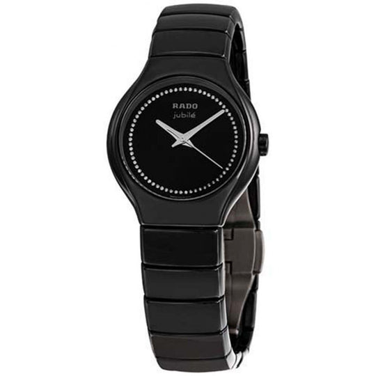 Rado Women's R27655732 True   Diamond Black Ceramic Watch