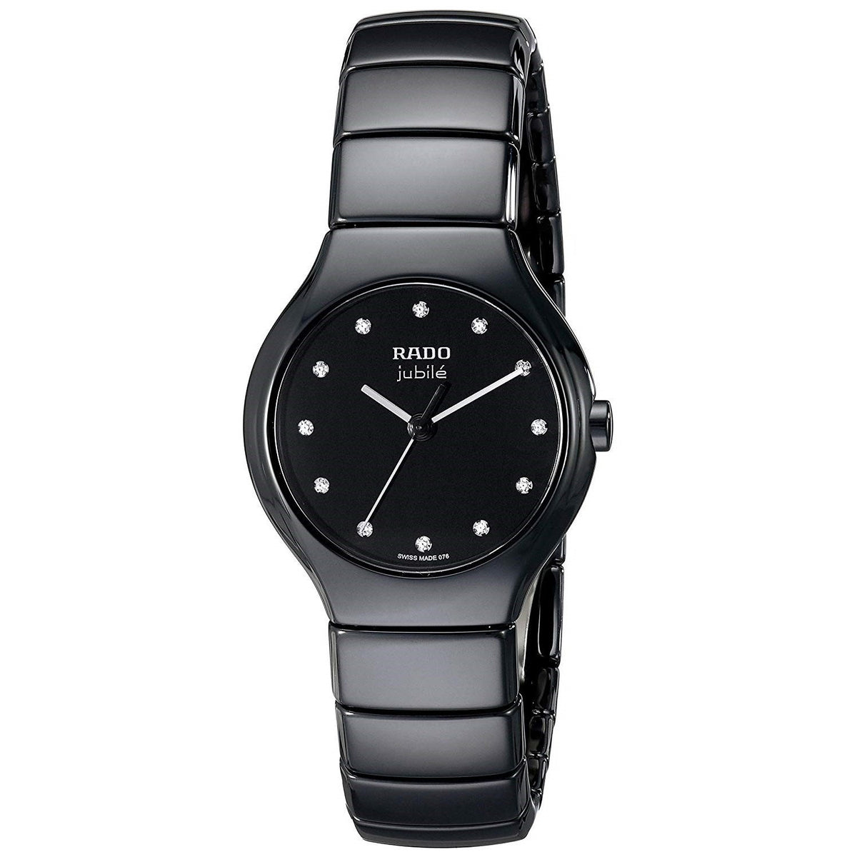 Rado Women's R27655762 True   Diamond Black Ceramic Watch