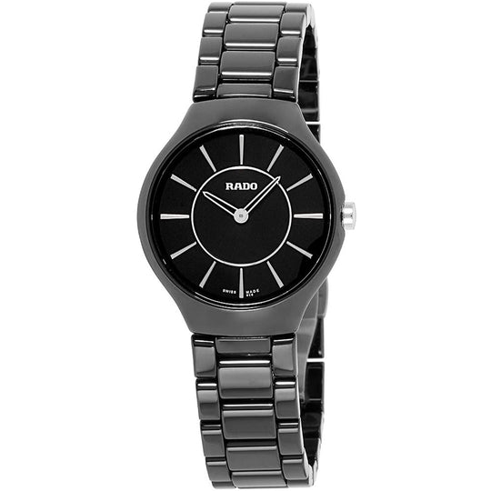 Rado True Thinline Women's R27742162 Black (High-Tech) Ceramic Watch