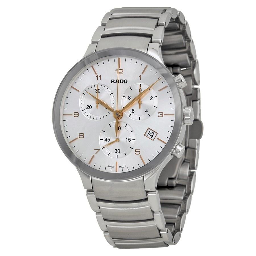 Rado Men&#39;s R30122113 Centrix Chronograph Stainless Steel Watch