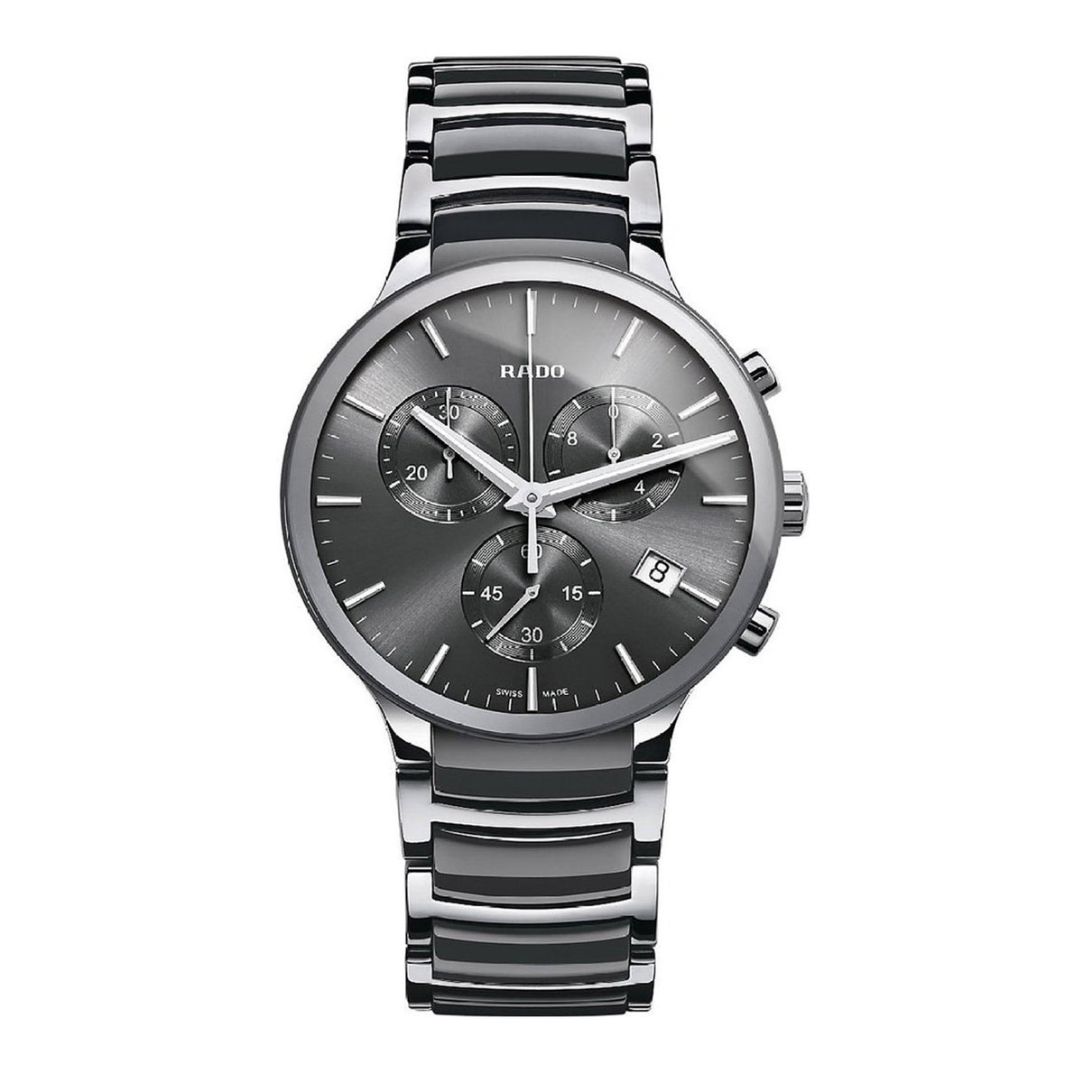 Rado Men&#39;s R30122122 Centrix Chronograph Stainless Steel Watch