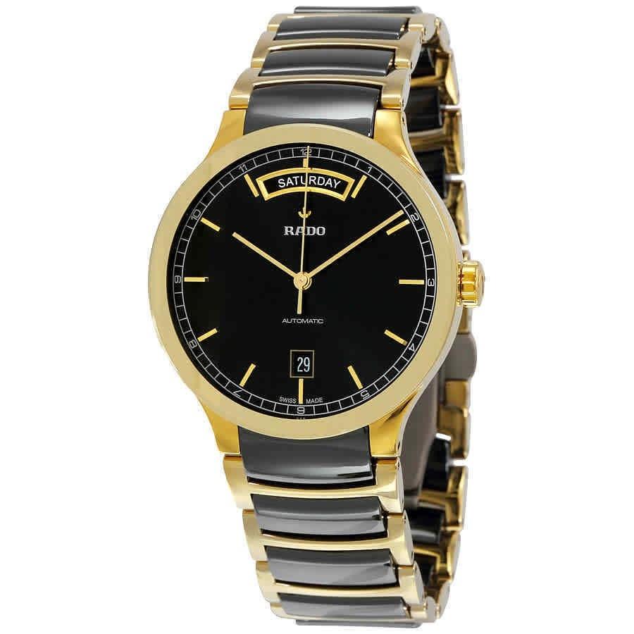 Rado Men s R30157162 Centrix Two Tone Stainless Steel and Ceramic