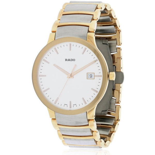 Rado Men's R30554103 Centrix Two-Tone Stainless Steel Watch - Bezali