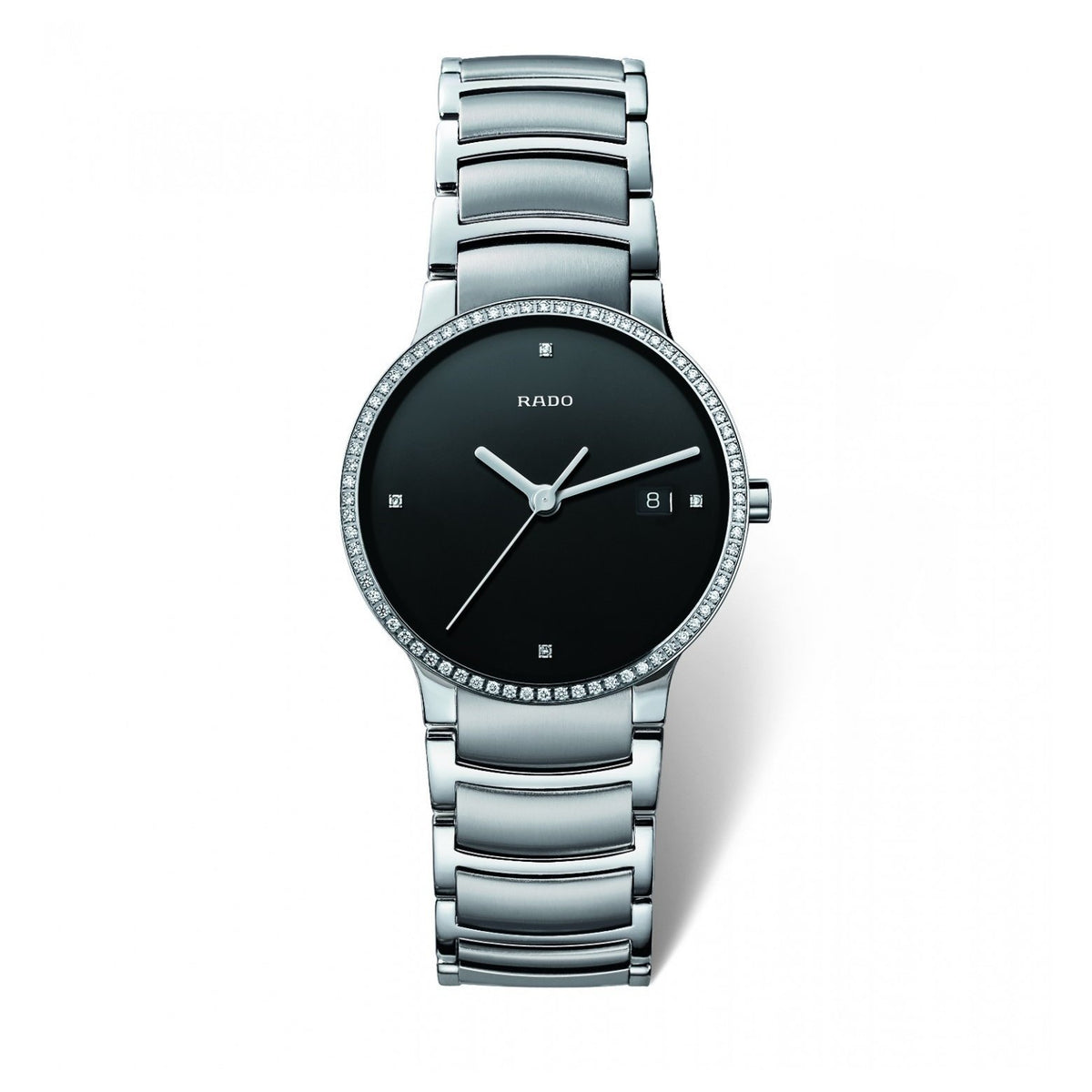 Rado Men's R30630713 Centrix Diamond Stainless Steel Watch