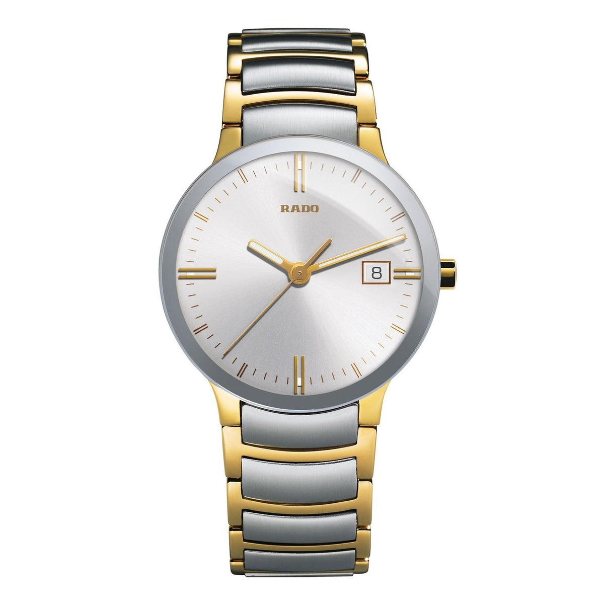 Rado Men&#39;s R30931103 Centrix Two-Tone Stainless Steel Watch