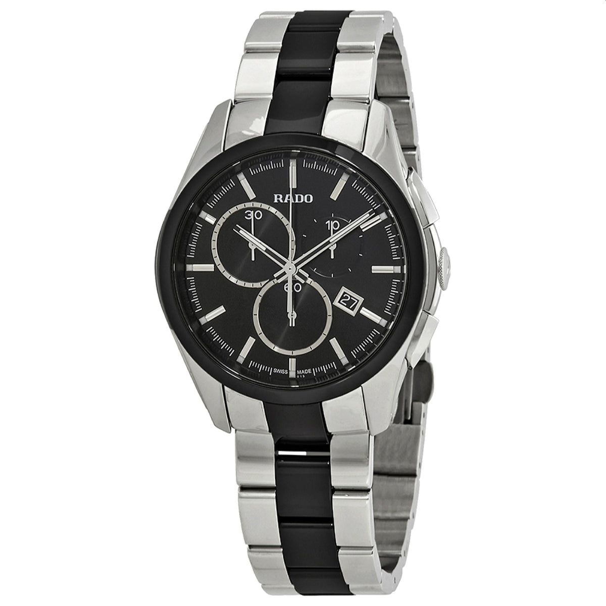 Rado Hyperchrome Men&#39;s R32038152 Two-Tone Ceramic and Stainless Steel Watch