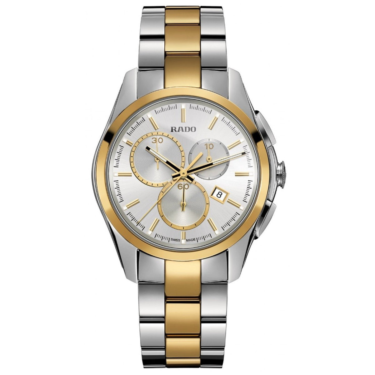 Rado Men&#39;s R32040102 Hyperchrome Chronograph Two-Tone Stainless Steel Watch