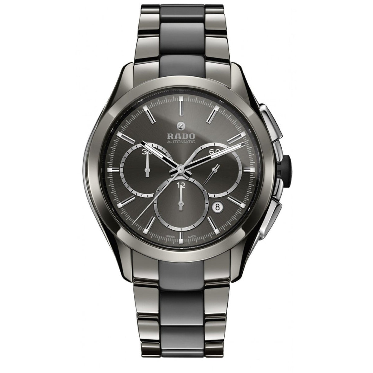 Rado Men's R32276112 Hyperchrome Chronograph Two-Tone Ceramic Watch ...