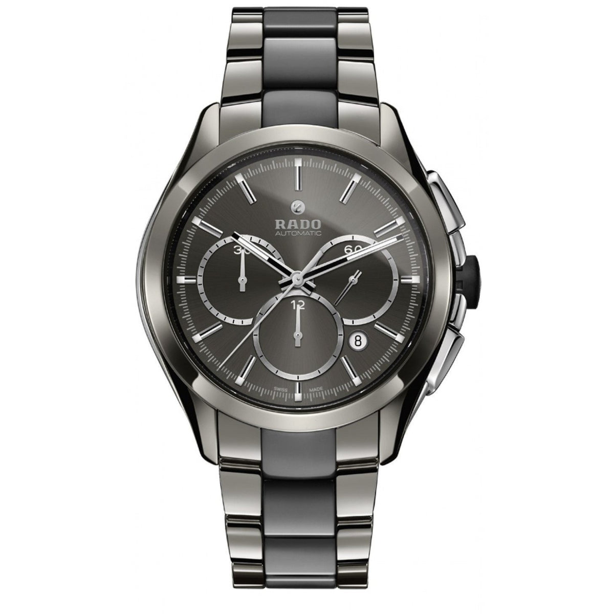 Rado Men&#39;s R32276112 Hyperchrome Chronograph Two-Tone Ceramic Watch