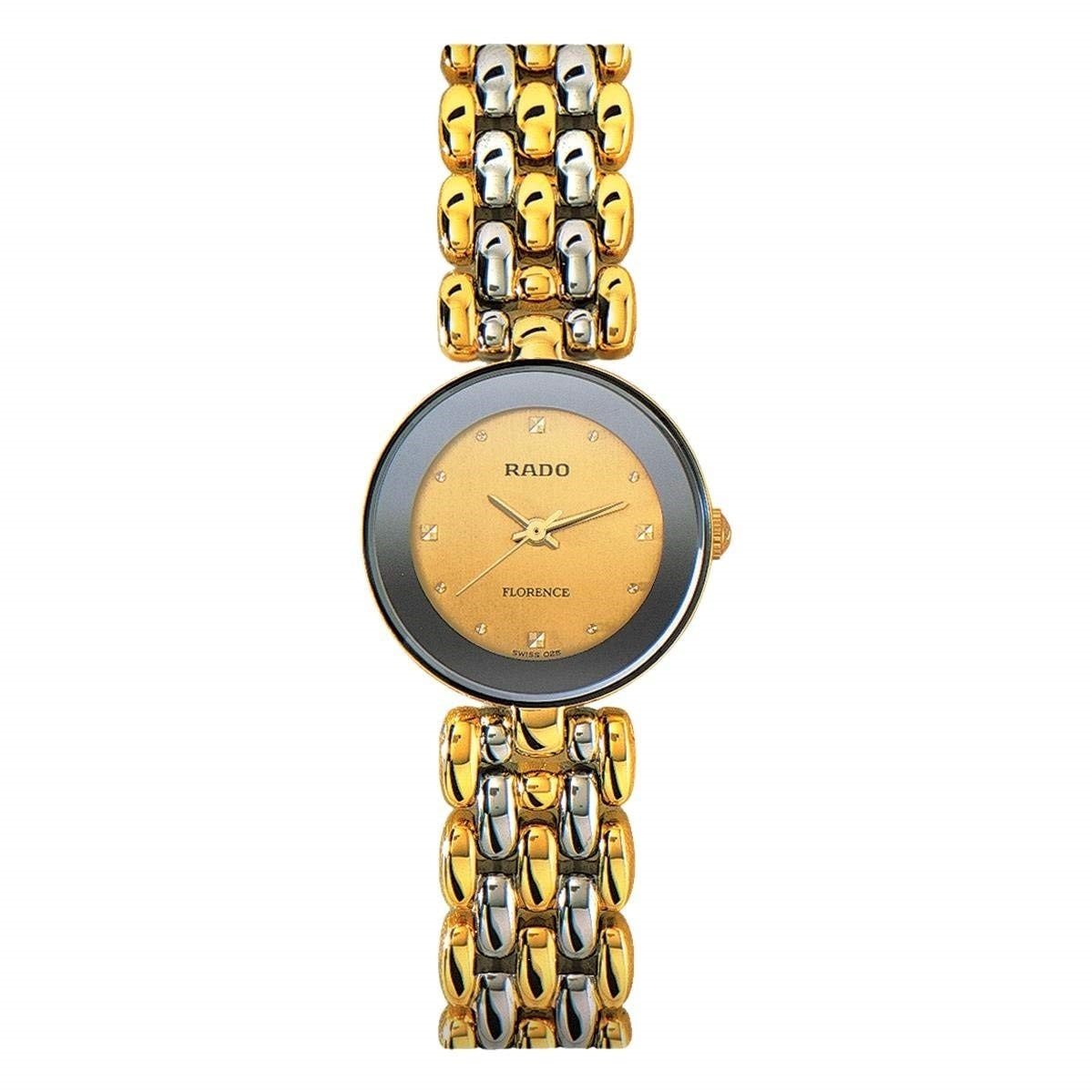 Rado Men&#39;s R48793253 Florence Diamond Two-Tone Stainless Steel Watch