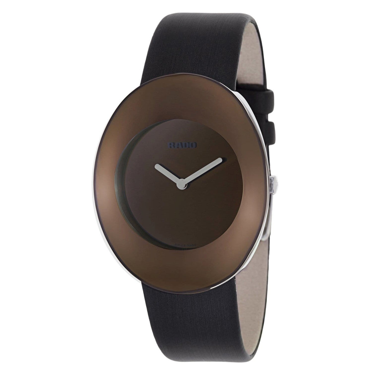 Rado Women&#39;s R53739326 Esenza Black Leather Watch