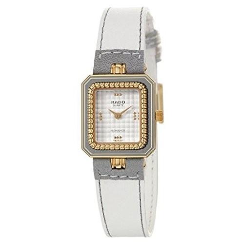 Rado Women&#39;s R84459015 Florence White Leather Watch