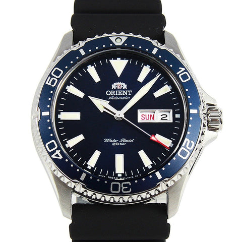 Orient Men's RA-AA0006L19B Mako III Black Resin Watch