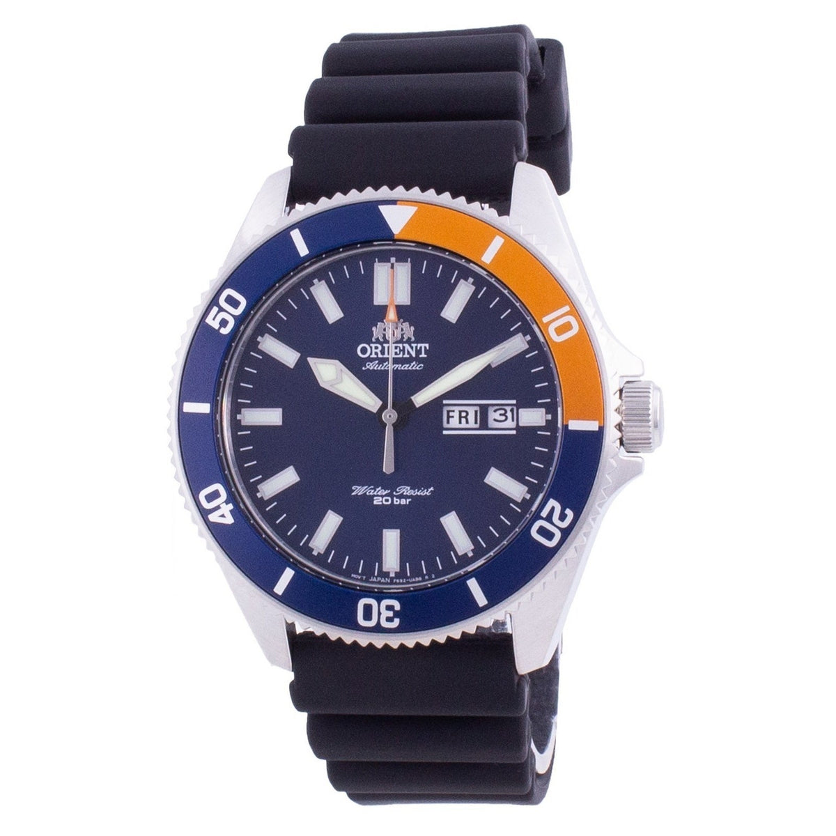 Orient Men's RA-AA0916L19B Kanno Black Rubber Watch