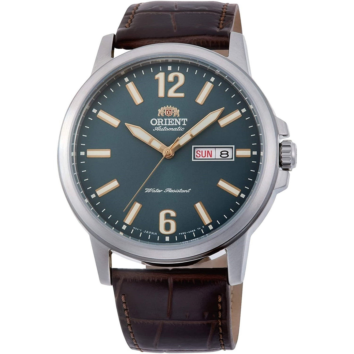 Orient Men&#39;s RA-AA0C06E19B Classic Brown Leather Watch