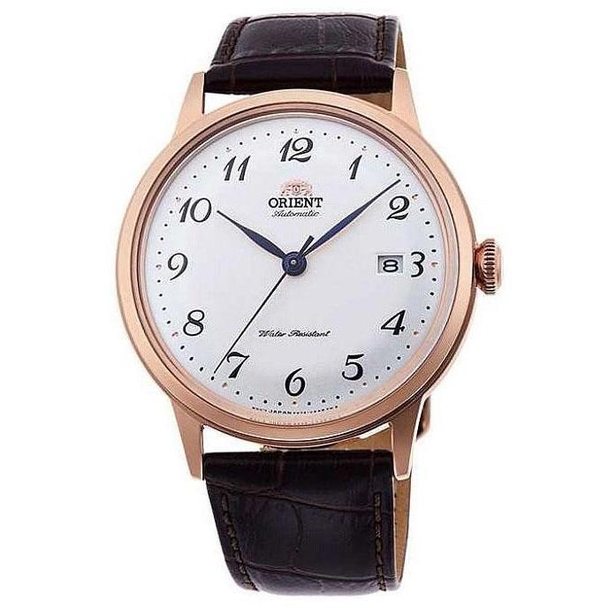 Orient Men&#39;s RA-AC0001S Classic Automatic Brown Leather Watch