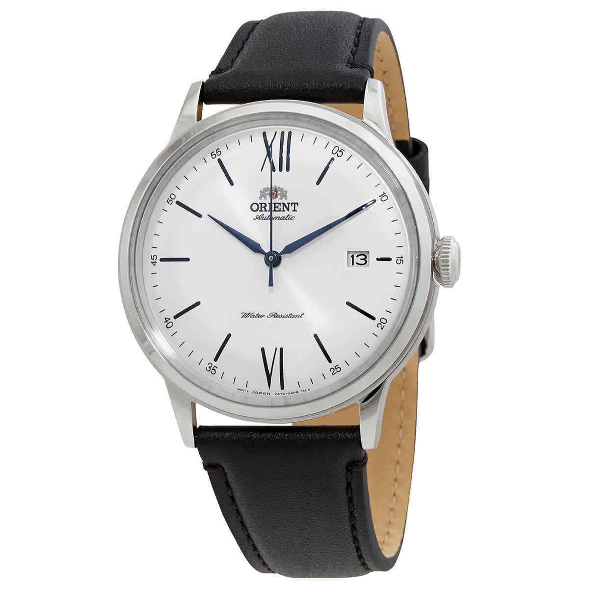 Orient Men's RA-AC0022S10B Contemporary Black Leather Watch