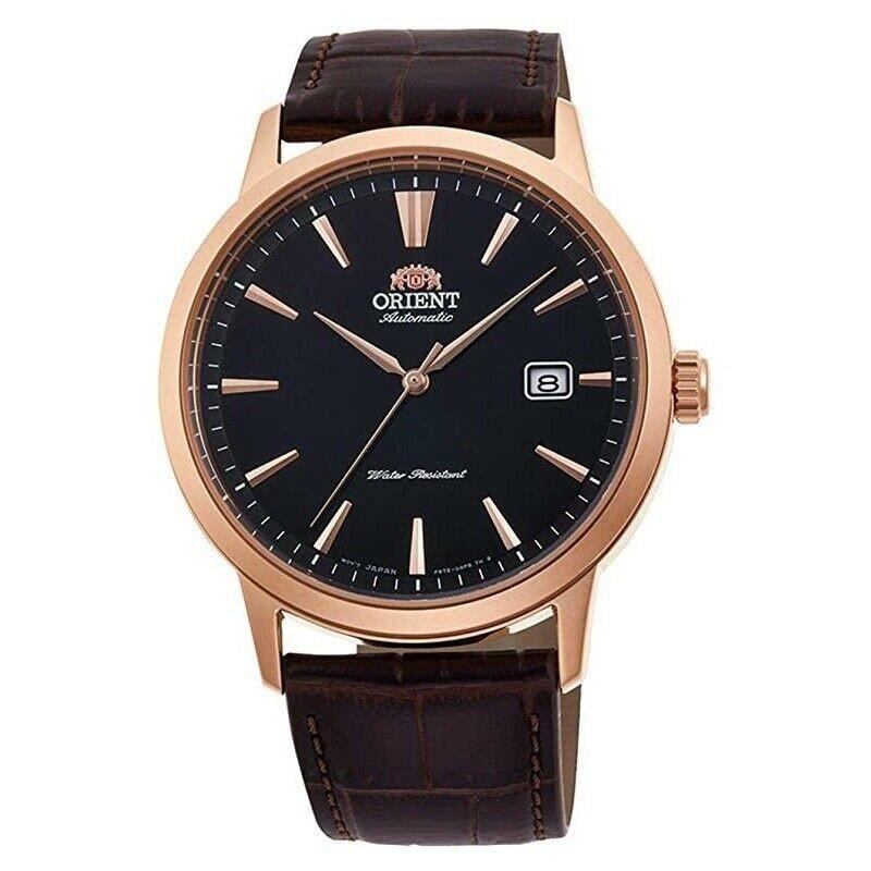 Orient Men's RA-AC0F03B10B Symphony III Brown Leather Watch
