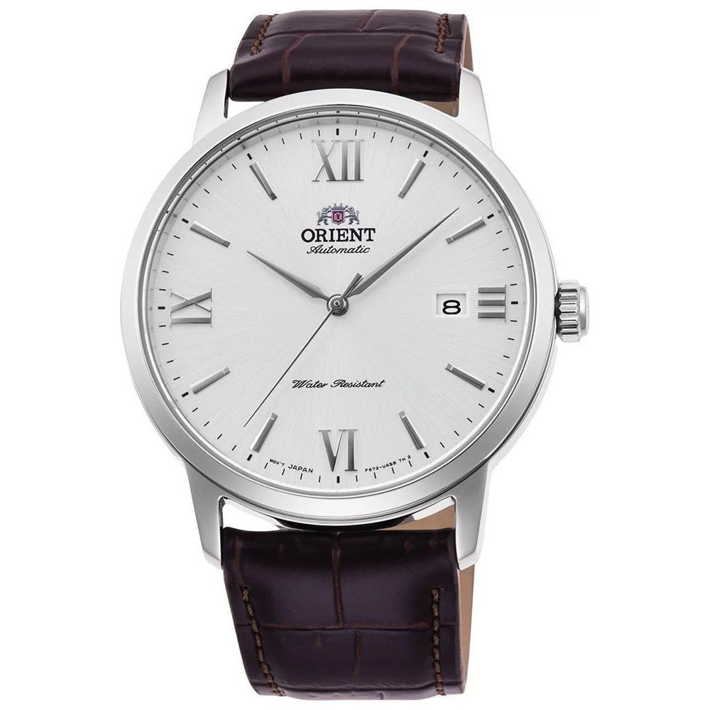 Orient Men&#39;s RA-AC0F12S10B Brown Leather Watch