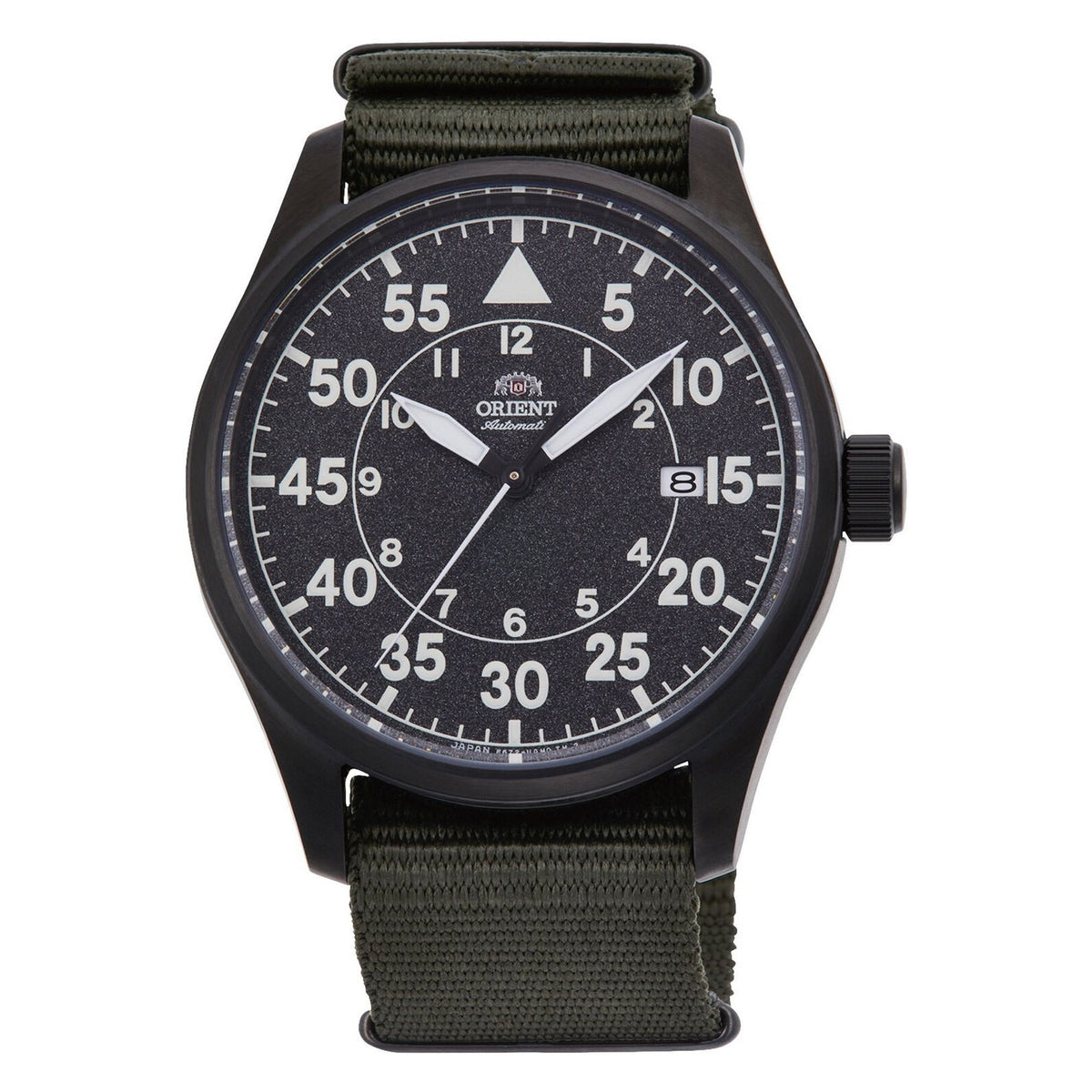 Orient Men's RA-AC0H02N10B Pilot Green Nylon Watch