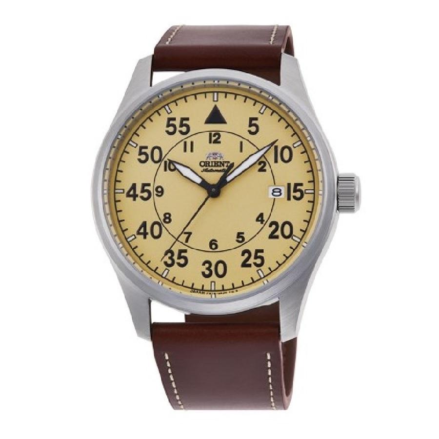 Orient Men's RA-AC0H04Y10B Flight Brown Leather Watch