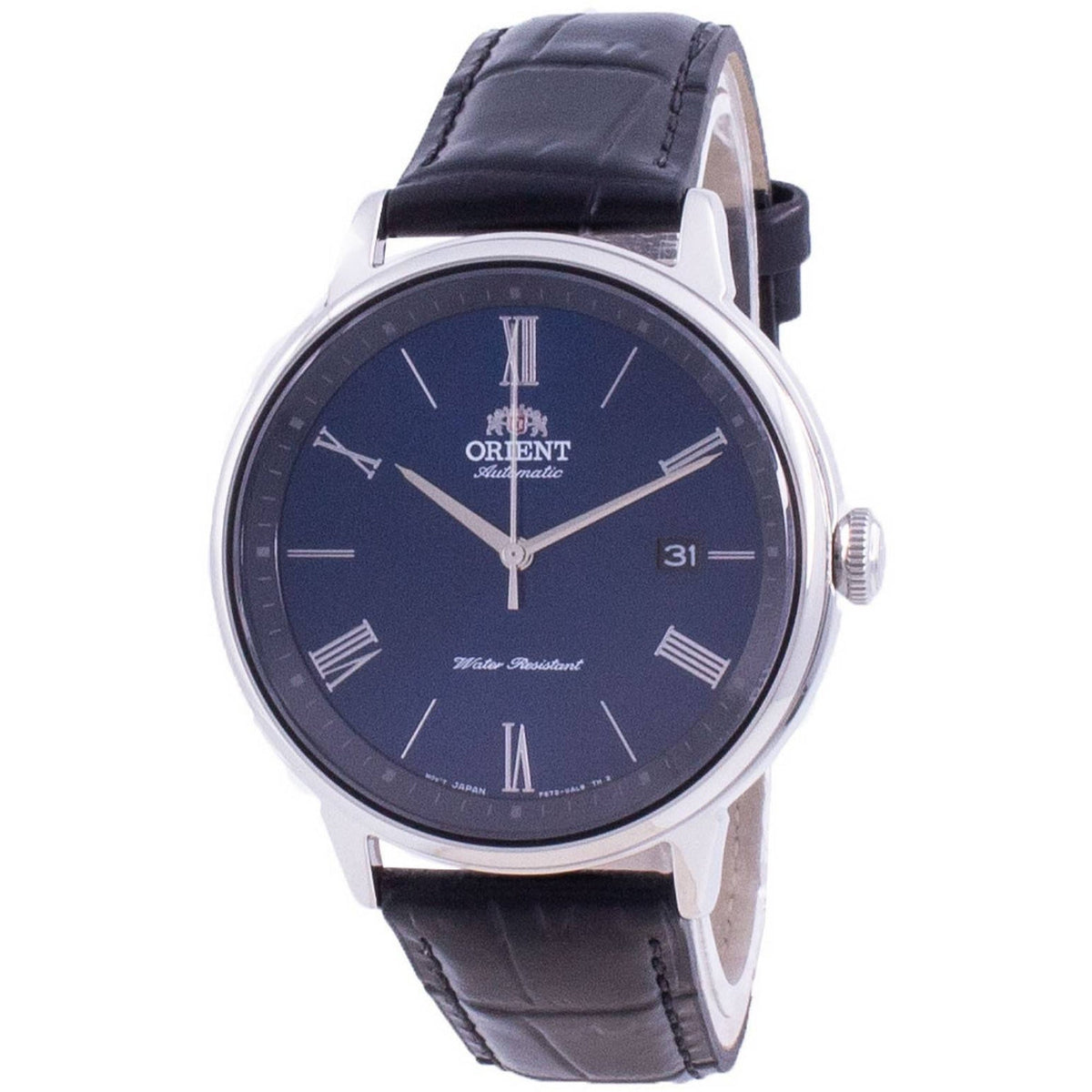 Orient Men's RA-AC0J05L10B Contemporary Classic Blue Leather Watch