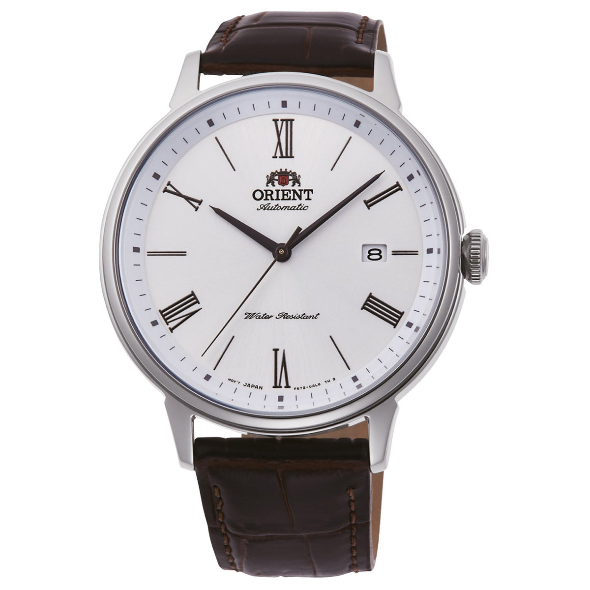 Orient Men&#39;s RA-AC0J06S10B Contemporary Classic Brown Leather Watch