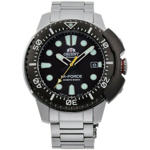 Orient Men's RA-AC0L01B00B M-Force Stainless Steel Watch